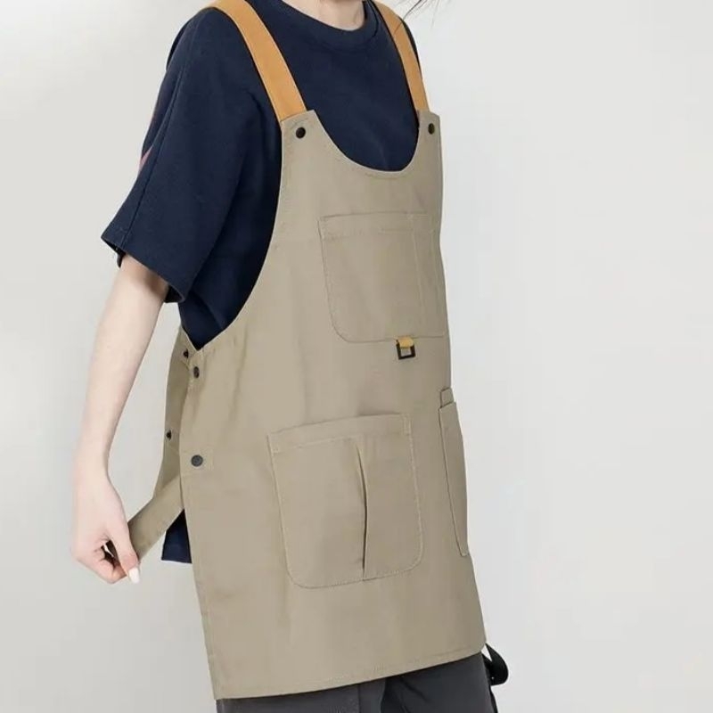 OAOE CPWP3 [CUSTOM CHAT ADMIN] Industrial Japanese Style Unisex Coverall Vest Waterproof Nylon Apron
