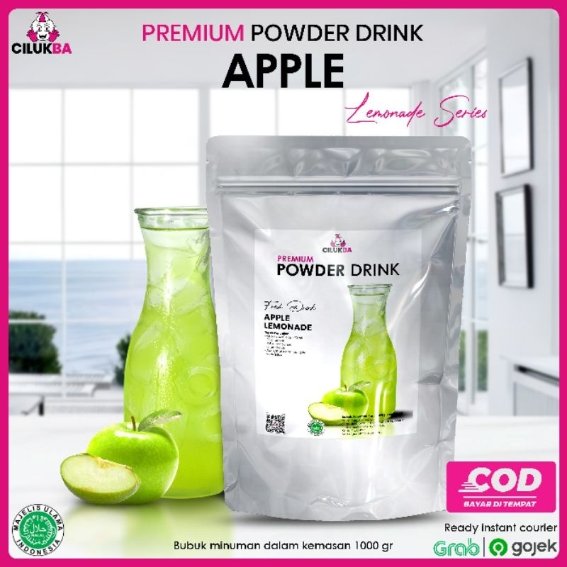 

Cilukba Bubuk Minuman Premium Rasa Apple Lemonade 1 kg / Premium Powder Drink
