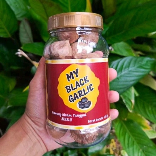 

Black Garlic Tunggal 500 Gram - Bawang Hitam Tunggal 500 Gram - Fresh From Machine