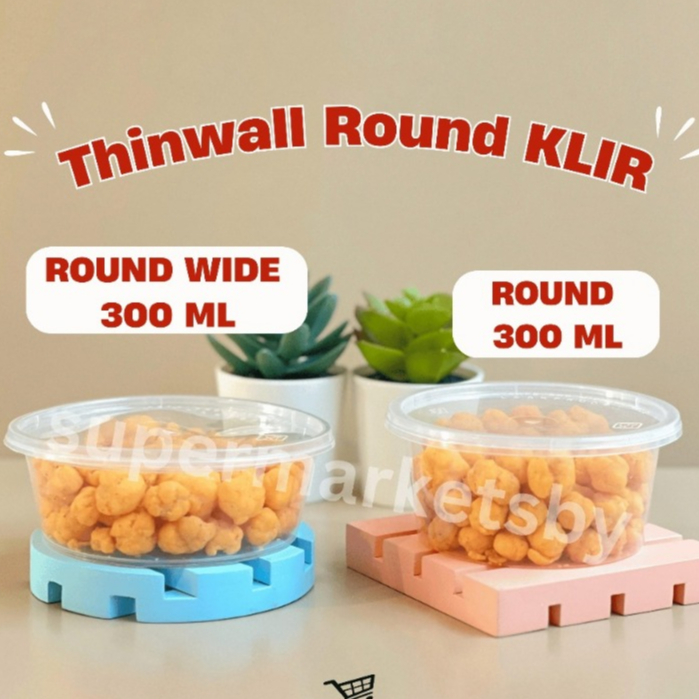 Thinwall KLIR Round 300 ml / Thinwall Bulat 300 ml