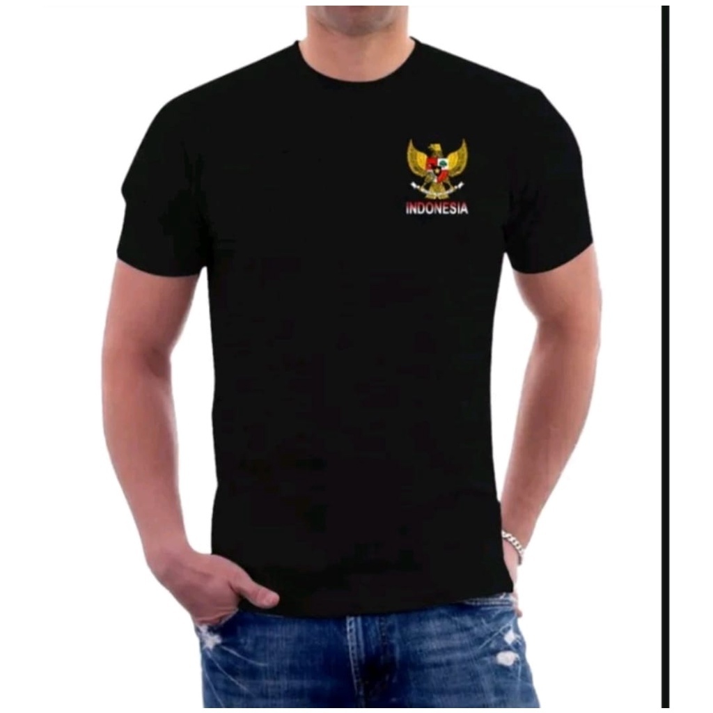 kaos distro simple garuda indonesia keren merah putih