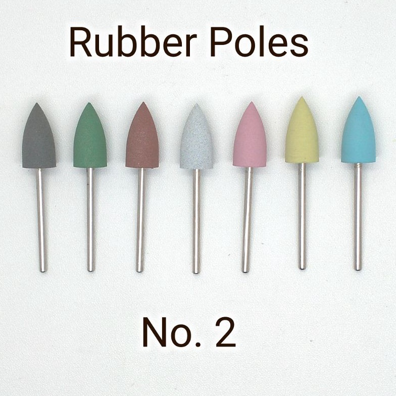SERBA MURAH mata bor poles gigi palsu bahan rubber no 2