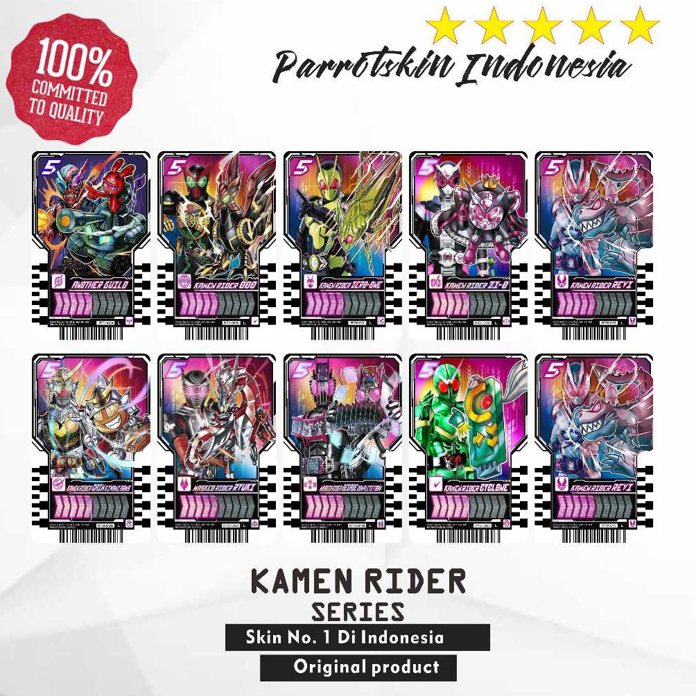 

STOCK MASIH BANYAK Skin Card Kamen Rider series Emoney Flazz krl atm dll bisa custom