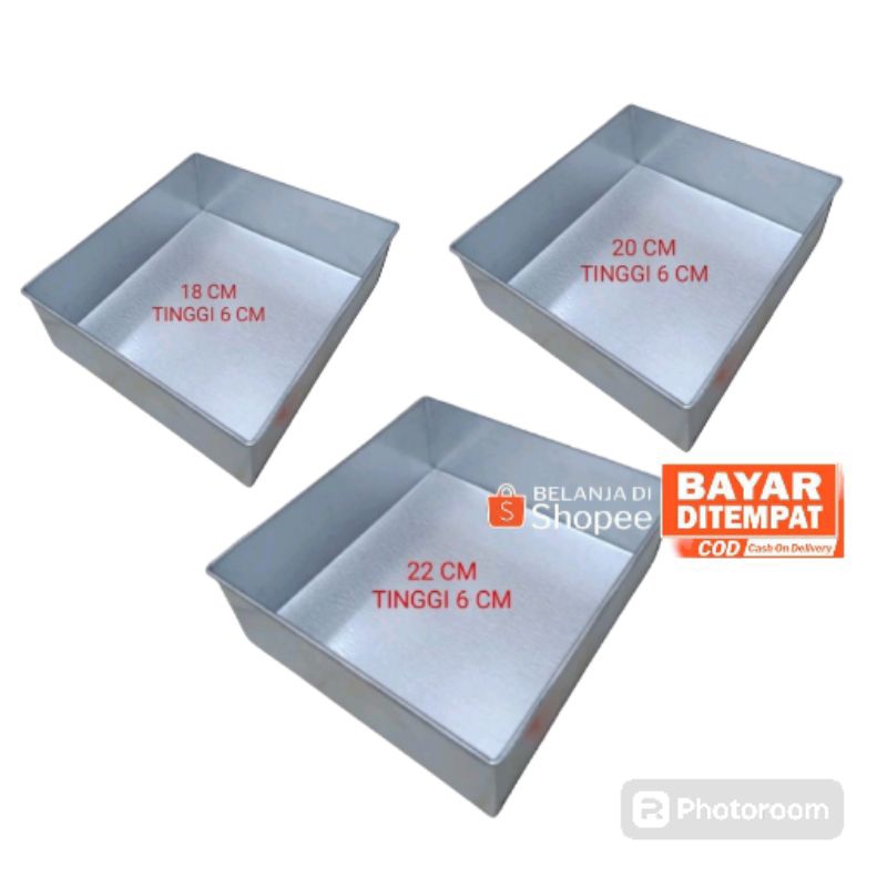 Loyang kue Bolu panggang 18 x 20 x 22 cm Loyang Kue Brownies bolu panggang / loyang bolu Baking pan 