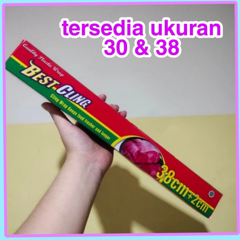 plastik wrapping merk best cling wrapping ukuran 30&38 cm