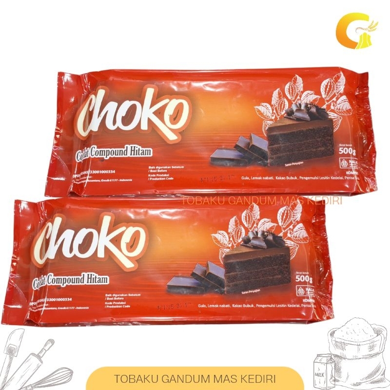 

Choko Coklat Batang 500 gr - Dark Compound Chocolate Choko