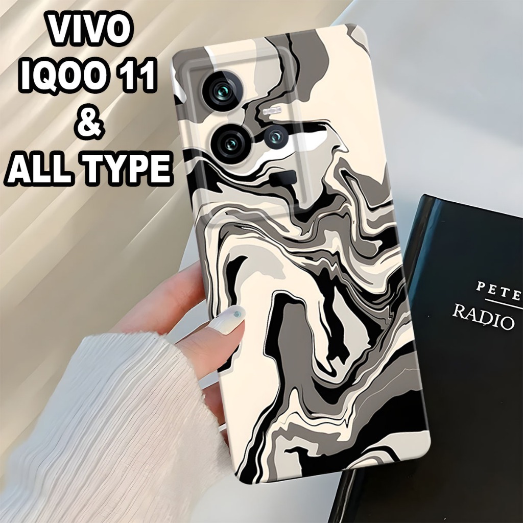 (GC14) Softcase karet Hp IQOO 11 Terbaru 2024 / Case Abstrak / Case IQOO 11 Silikon Tpu Pro Camera /