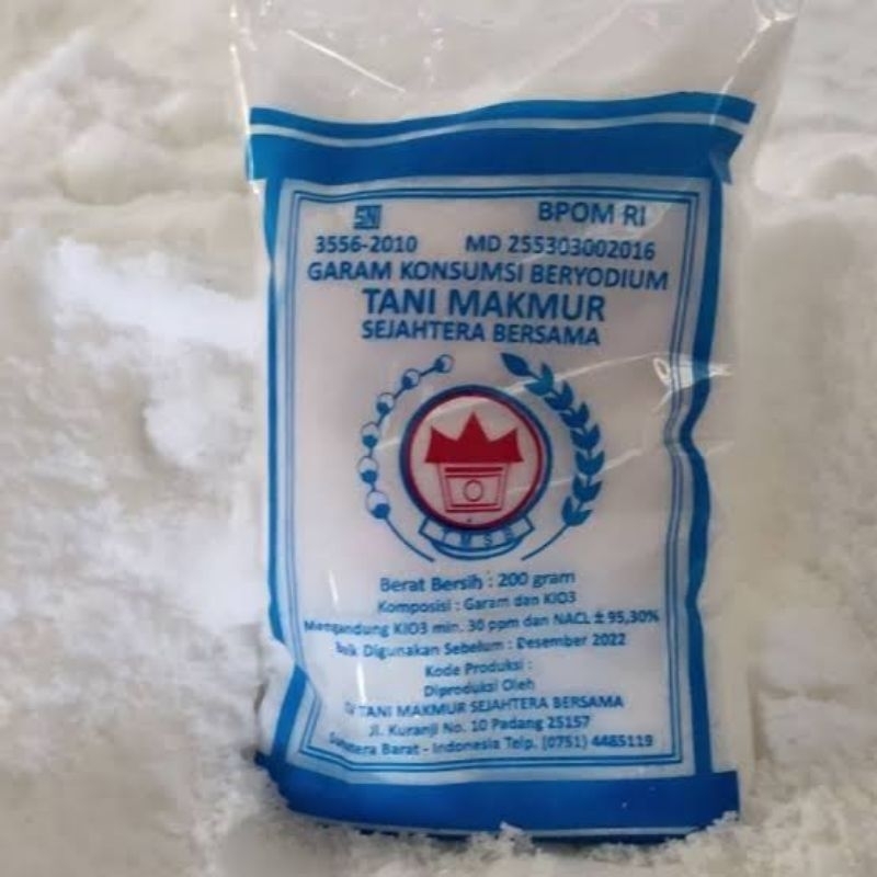 

Garam halus 200 gr | Merk tani makmur