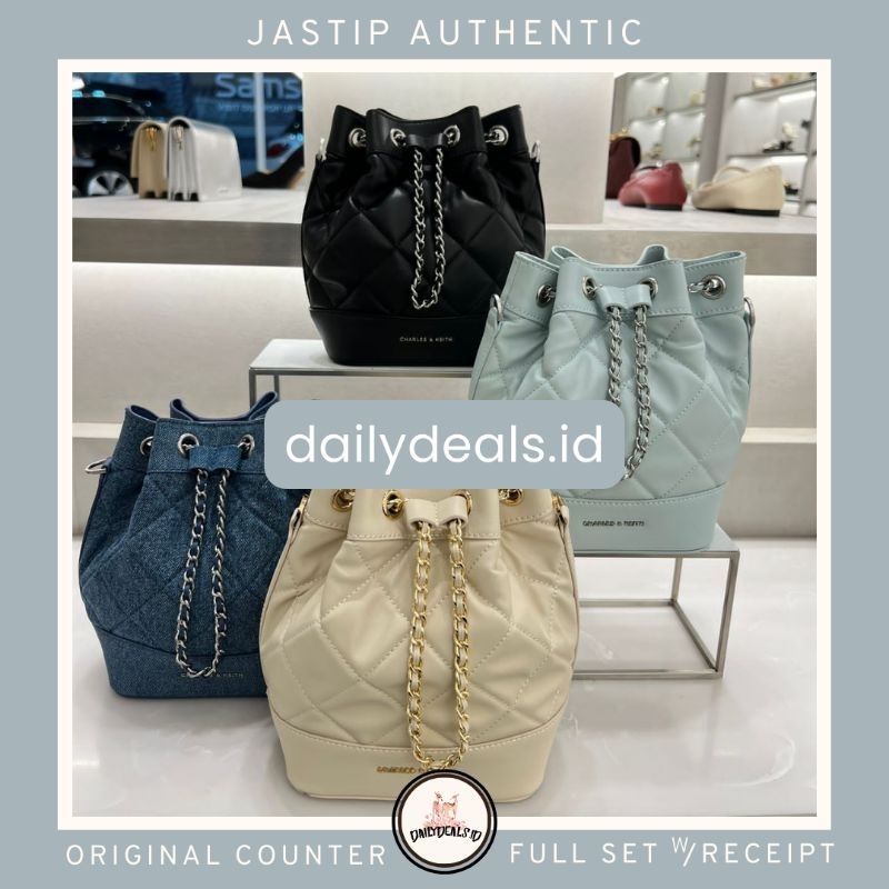 #2-10701506 Quilted Two Way - Jast[p] CK ORIGINAL COUNTER RANSEL BACKPACK BUCKET BAG TAS SLING STORE