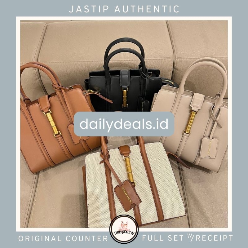 #2-30271414 Cesia Accent - Jast[p] CK ORIGINAL COUNTER #2-30271414-1 METALLIC TOTE BAG TAS STORE AUT