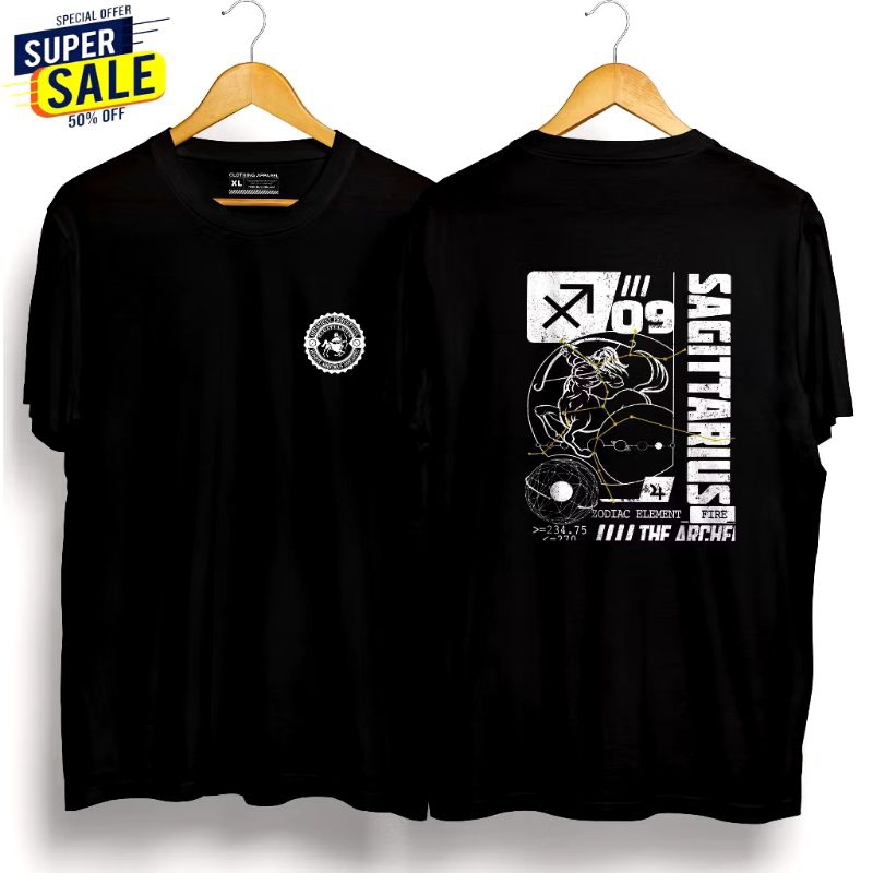 Kaos Distro Zodiak Sagitarius