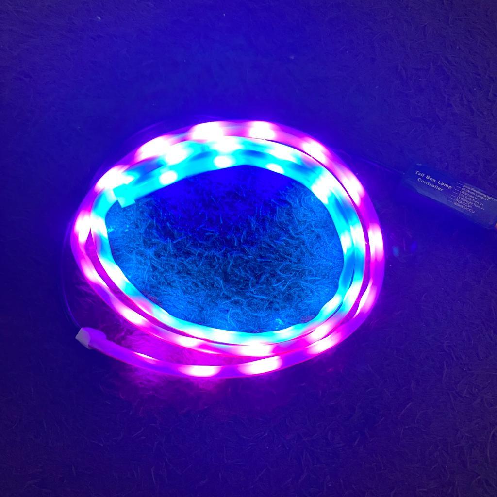 LAMPU LED BAGASI RGB 120CM WATERPROOF 12V UNIVERSAL MOBIL MOTOR LED WARNA WARNI STRIP PANJANG