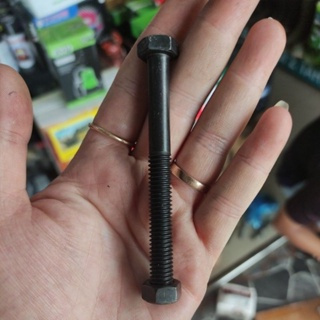 Baut 3hun x 3 1/2" /baut 3hun 9cm / baut hitam 3/8x 3 1/2in ( 9cm ) baut 3/8 baut mata bor 10mm / ba