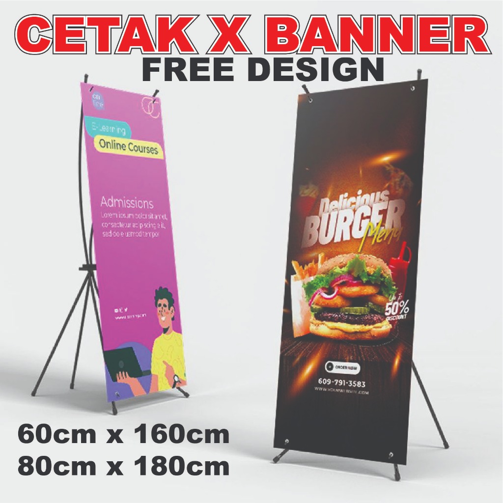 SPANDUK X BANNER FREE DESIGN
