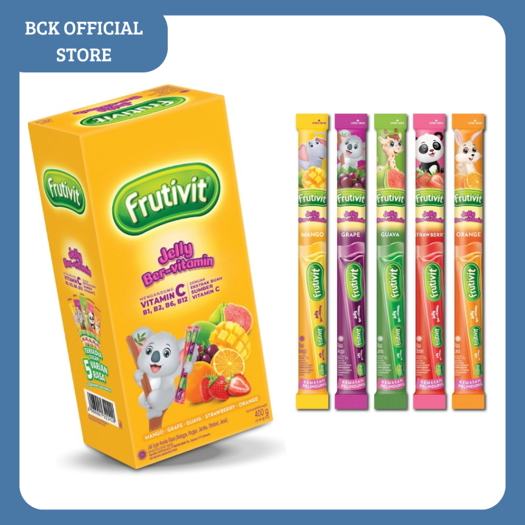 

Frutivit Jelly Ber-vitamin Aneka Rasa (1Dus)