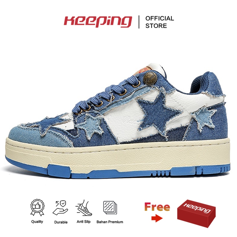 PROMO / BAHAN PREMIUM / Keeping Sepatu Pria Original Sneakers Pria Keren Sepatu Cowok Sepatu