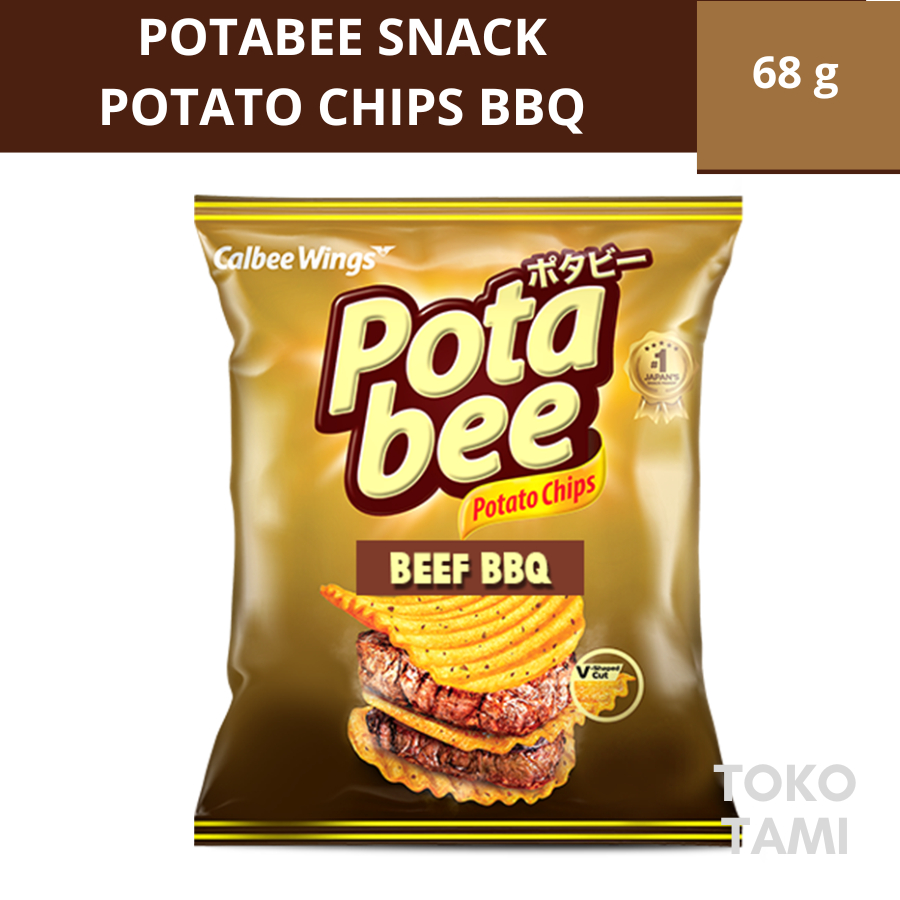 

Potabee Snack Potato Chips BBQ Kripik Kentang 68g