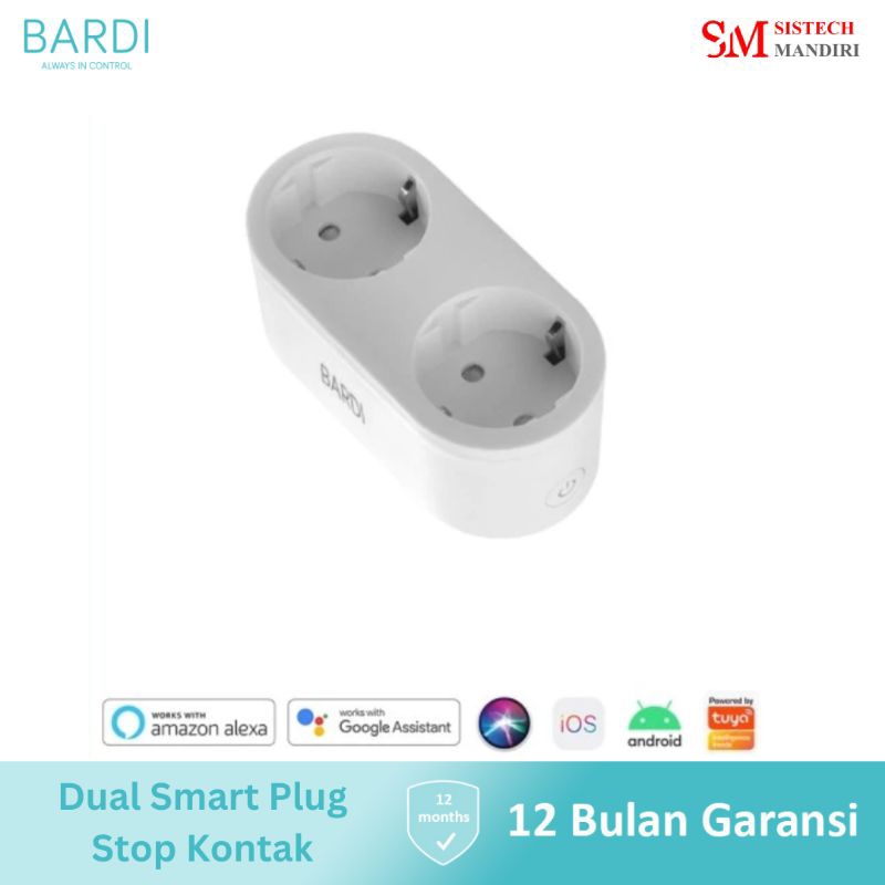 BARDI Dual Smart Plug Stop Kontak