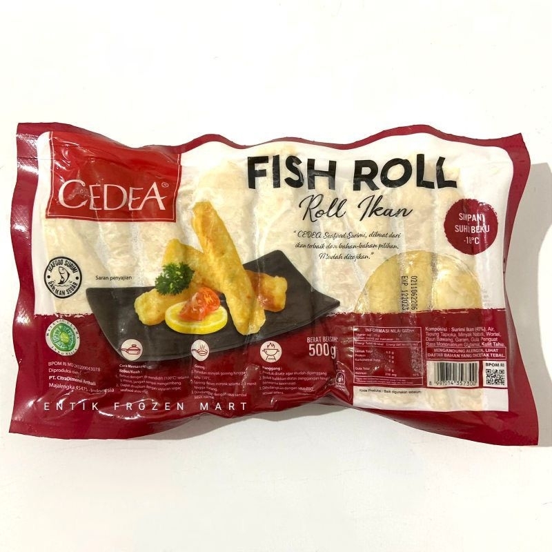 

Fish Roll Cedea Berat 500 gram