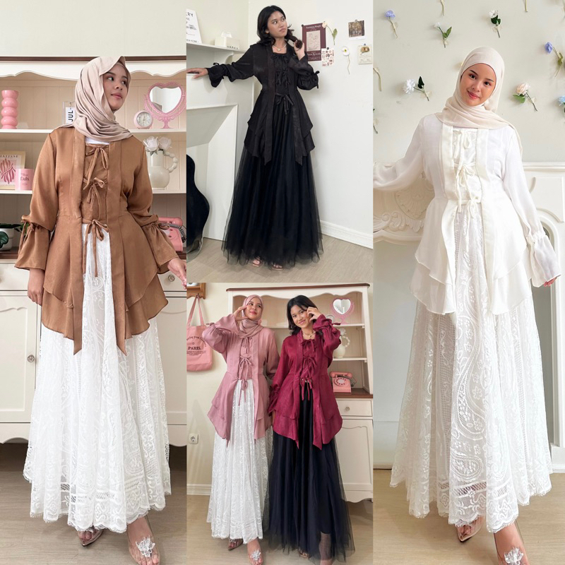 Melba Blouse / outfit kondangan /blouse kondangan