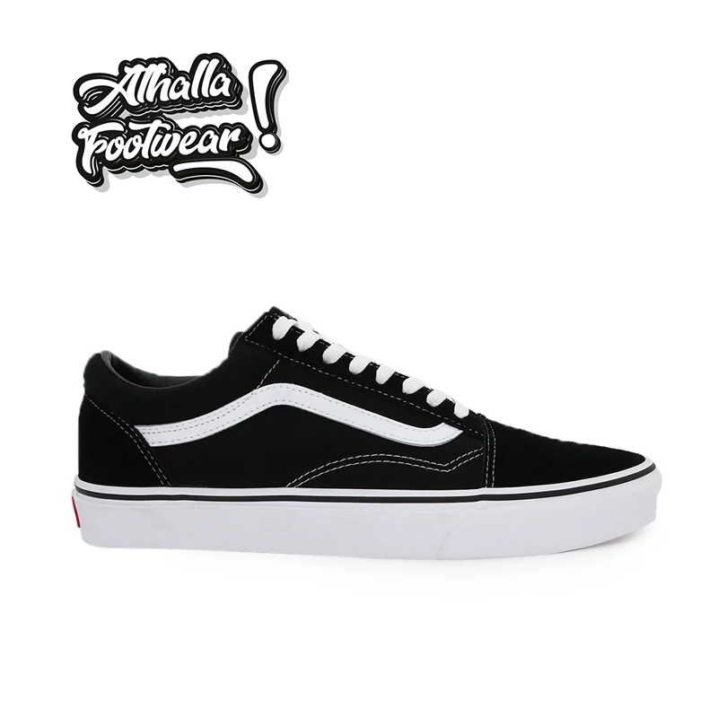 Sepatu Vans Old Skool Classic Black White