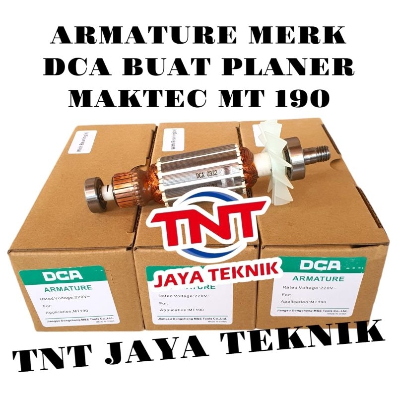ARMATURE / ANGKER DCA MT190 UNTUK PLANER MAKTEC MT 190 191 192 / ARMATURE MT 190 DCA / ANGKER MT 190