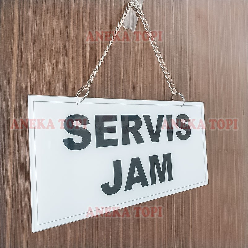 

Papan Akrilik Servis Jam Papan Akrilik Custom Papan Tulisan Servis Jam - Aneka Topi