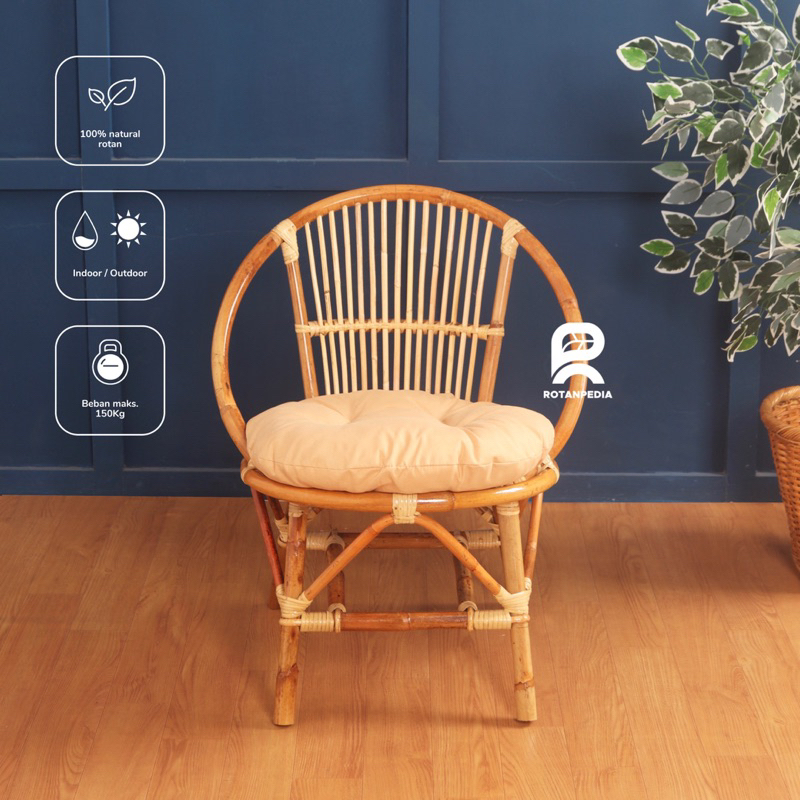 Kursi Teras Momon Rotan Minimalis 1 Set Kursi Taman Rotan Kursi Outdoor - Rotanpedia