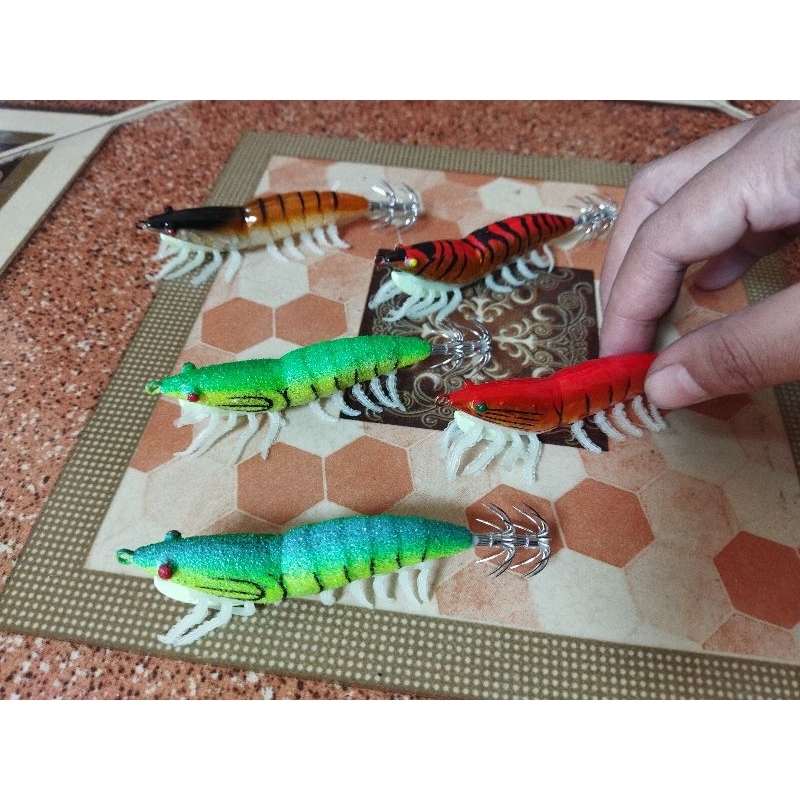 umpan cumi UDANG KAKI / UDANG2AN KAKI SIZE 3.0