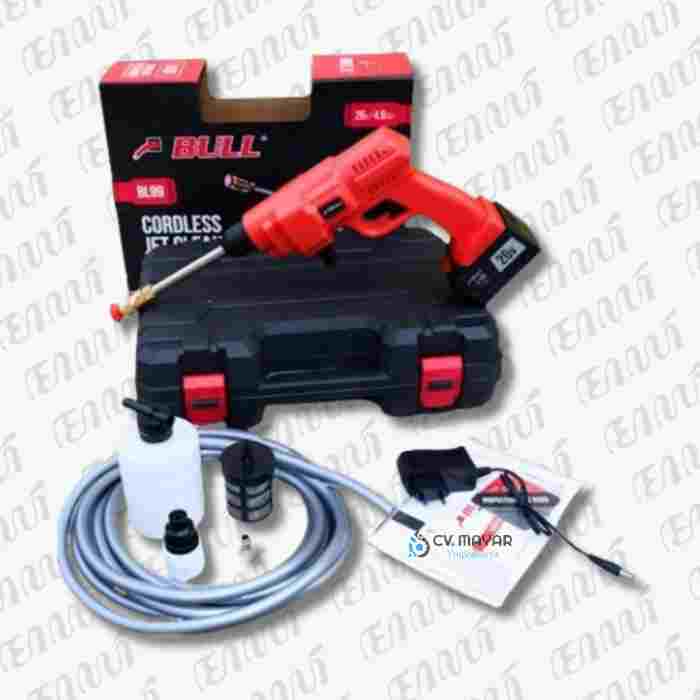 BULL BL99 MESIN CUCI MOBIL BATERAI CORDLESS JET CLEANER WASHER 26V