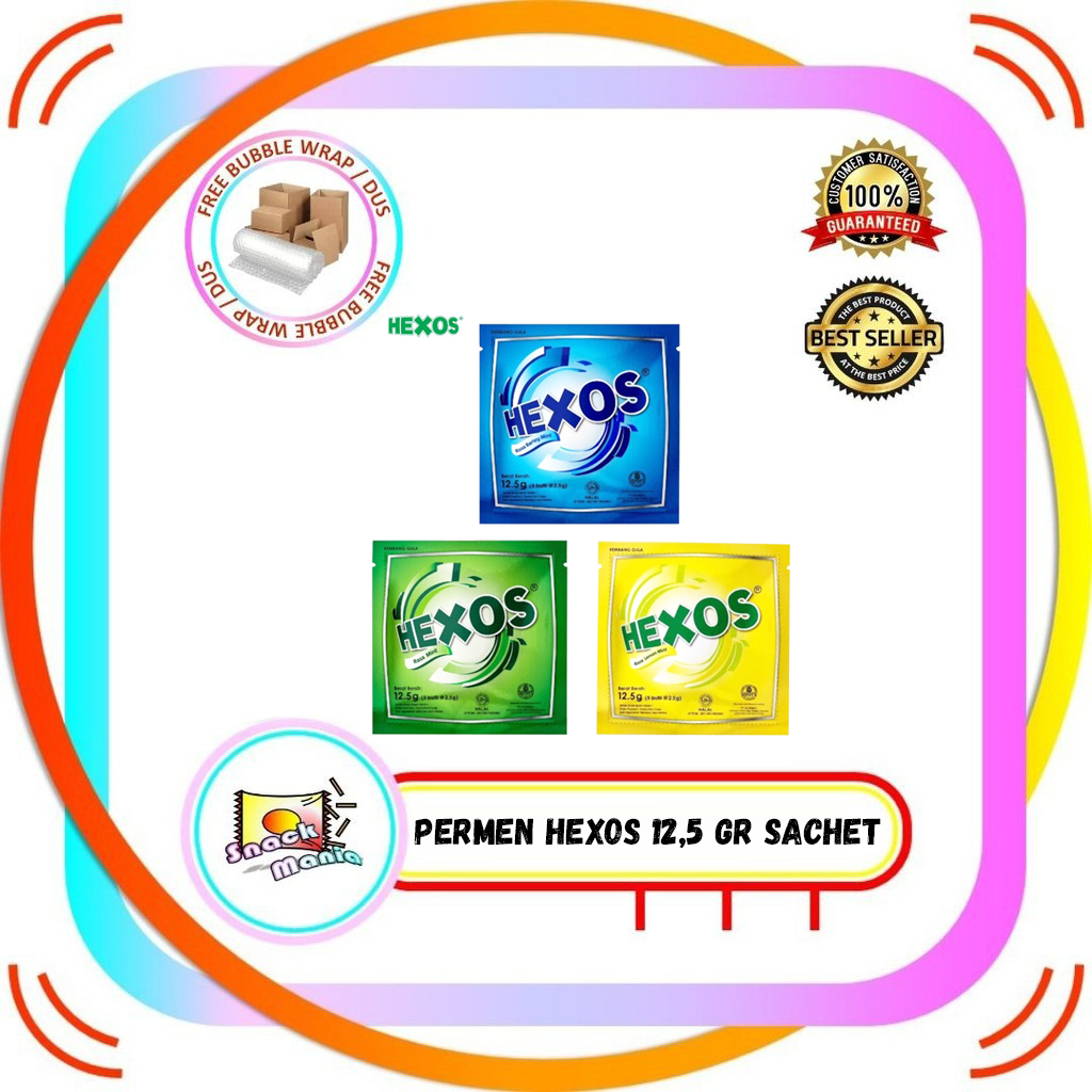 

Permen HEXOS Barley Lemon Mint Candy 12,5 gr Sachet