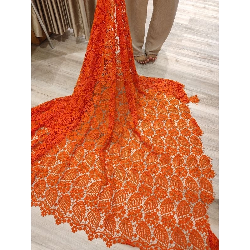 kain prada brokat timbul bordir bahan baju pesta kebaya  baju kurung