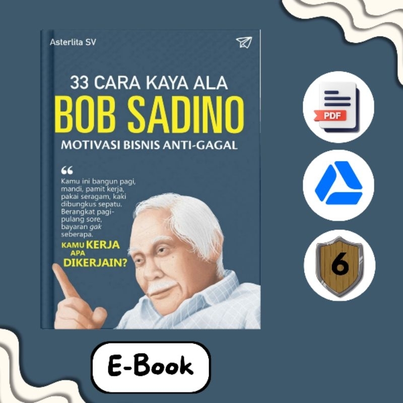 

(3) E-Book Cara Kaya Ala Bob Sadino Motivasi Bisnis