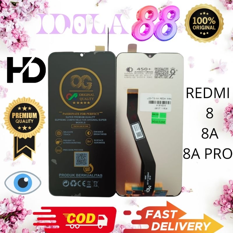 LCD FULLSET XIAOMI REDMI 8/REDMI 8A/REDMI 8A PRO ORIGINAL COMPLETE TOUCHSCREEN LCD