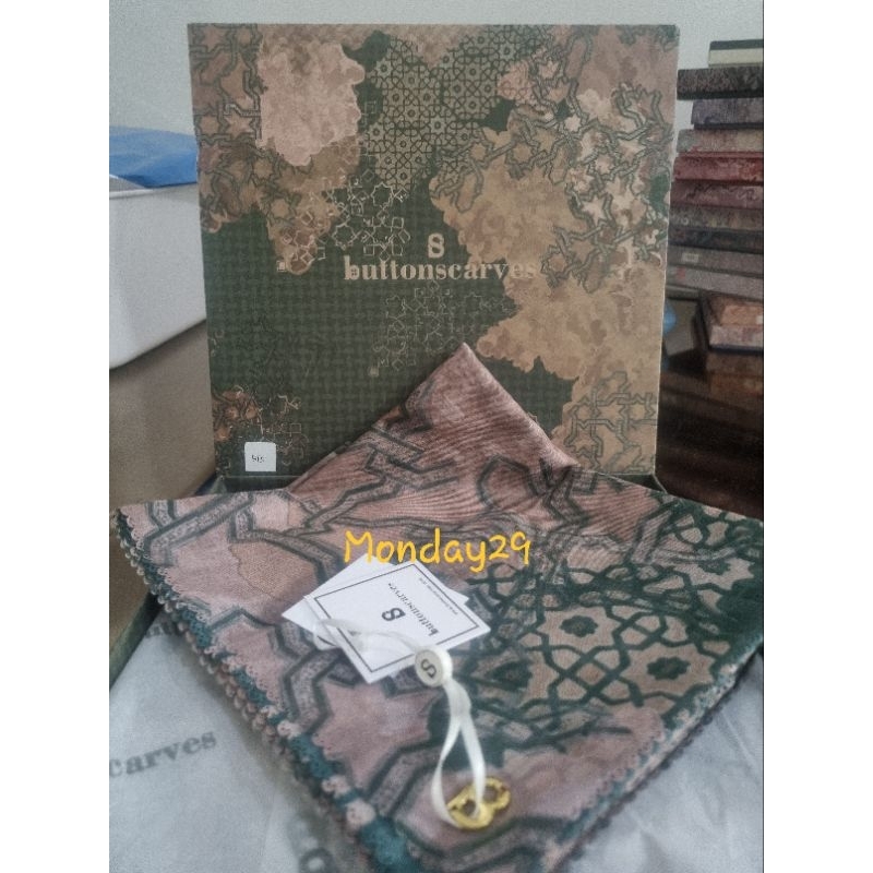 Buttonscarves Haramain - Emerald (pesanan)