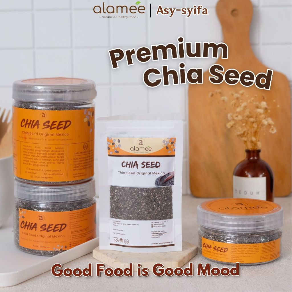 

Chiaseed Organic Chia Seed Biji Cia Seeds Organik Kualitas Premium Original Mexico Asli Alami