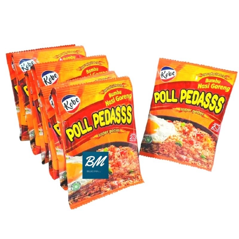 

Kobe Bumbu Nasi Goreng Poll Pedas Renceng (12 Sachet)