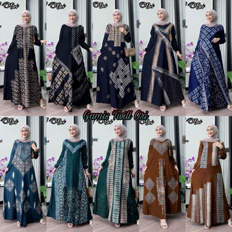 gamis Twill/gamis Twill ori/gamis Twill Pekalongan /DASTER BATIK PEKALONGAN terbaru