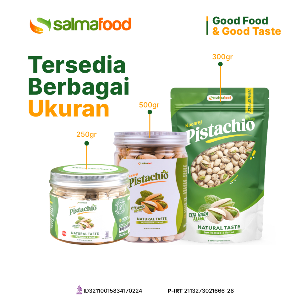 

Salmafood Kacang Pistachio Oleh Oleh Haji Premium