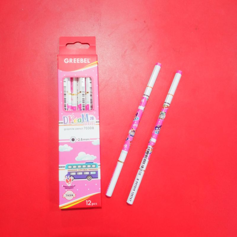 

PENSIL 2B GREEBEL DREAM TRAVEL 12PCS
