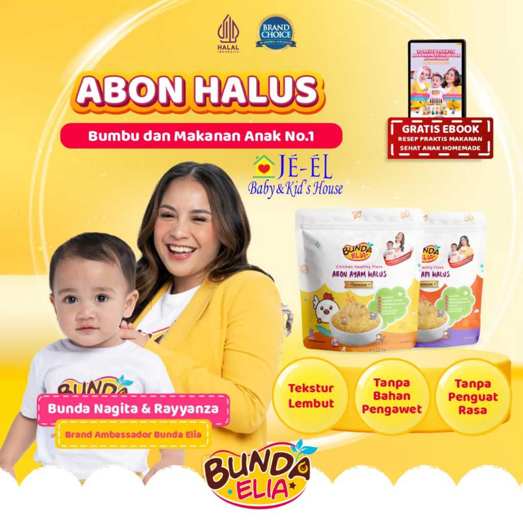 

Bumbu Bunda Elia Abon MPASI 45gr / Abon Halus Premium
