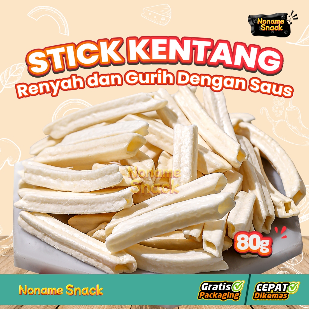 

NoName Snack - Stick Kentang Potato Saose Cemilan Grosir