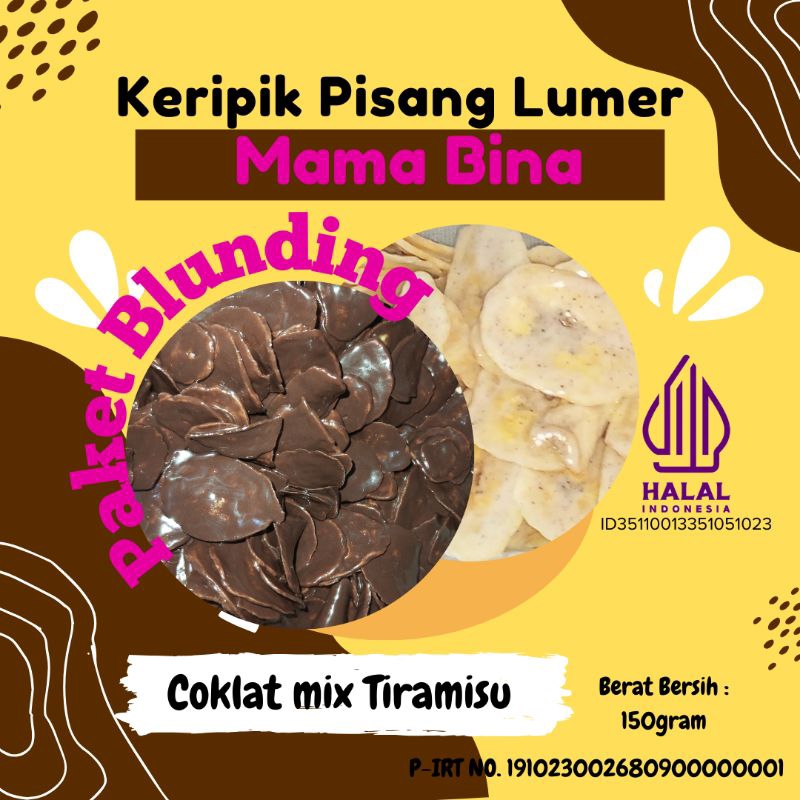 

KERIPIK PISANG LUMER MAMA BINA PAKET 2BOX| 150GRAM