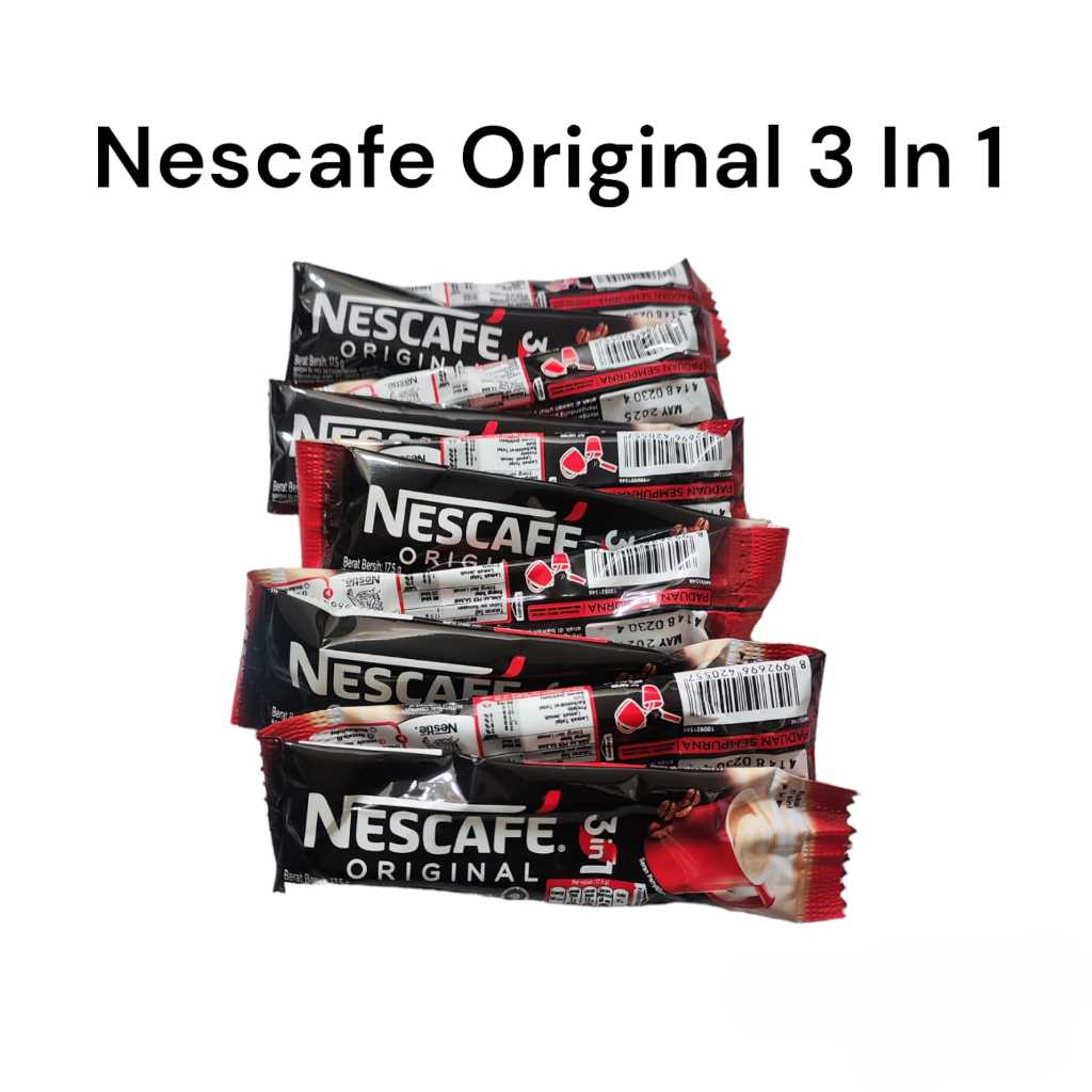 

Nescafe Original 3in1 Kemasan Sachet