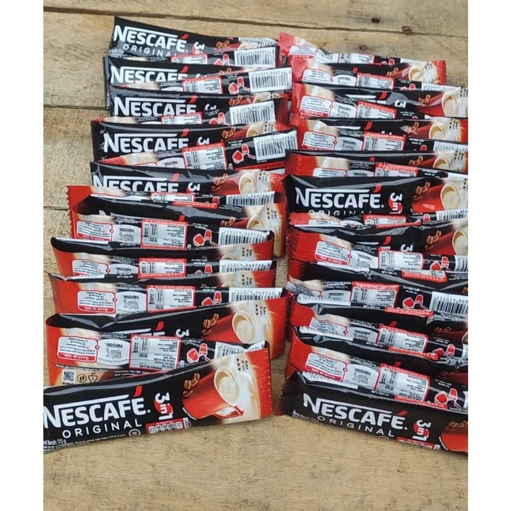 

Nescafe 3in1 Original Kopi Renceng Isi 10 Sachet