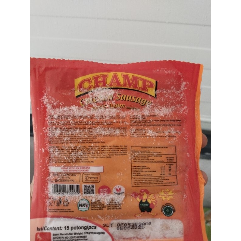 

Sosis Champ 375gr