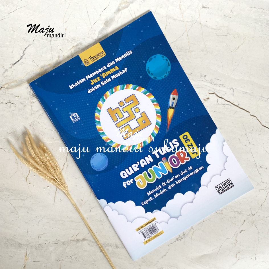 Juz Amma Tajwid Warna Alquran Tulis for Junior Juz 30 Menulis Cepat Al Quran Thursina