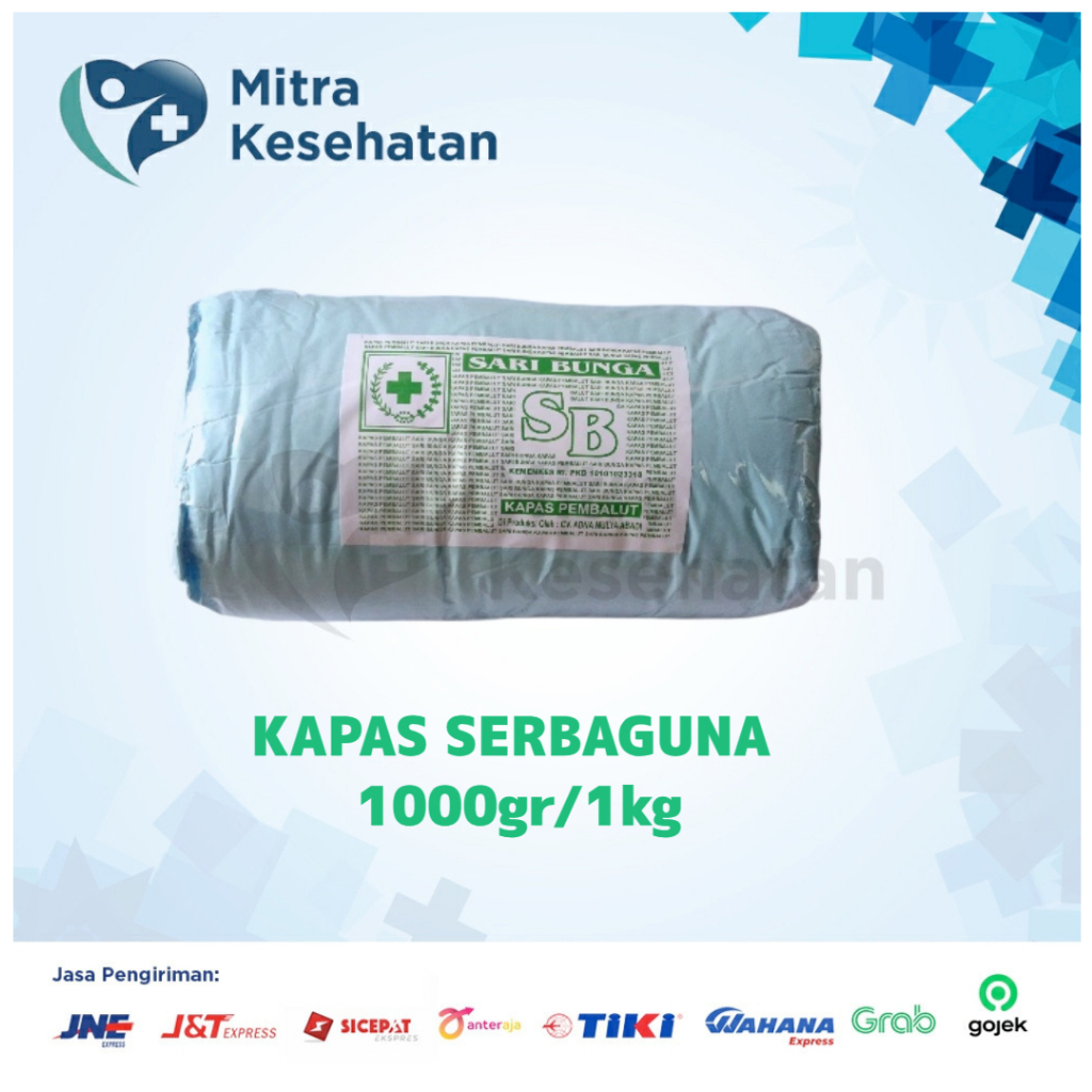 Kapas pembalut Putih Kapas Gulung Kapas Pembalut Serbaguna 1000 gr 1KG