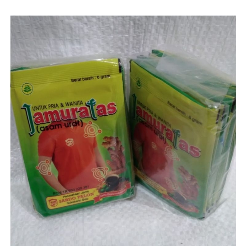 

Jamu Jawa Jamurat (asam urat)Sabdo Palon isi 10 sachet