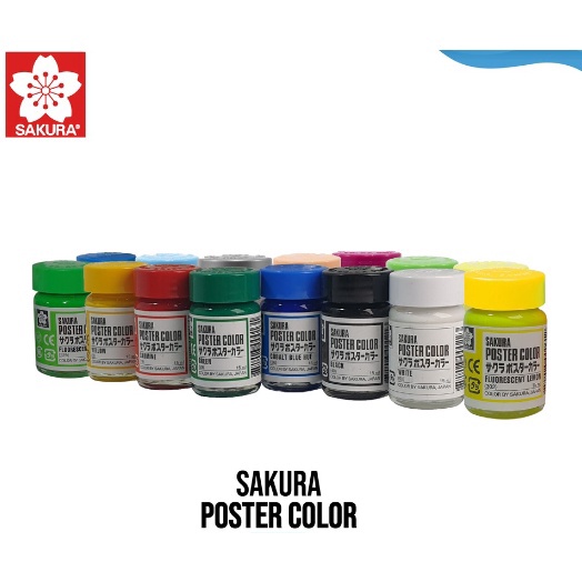 

PROMO BESAR Cat Poster Sakura 15ml Poster Color ORIGINAL FLOURESCENT